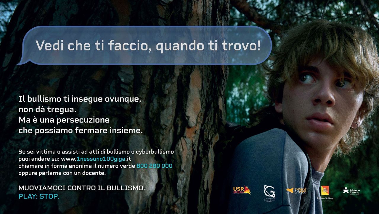 Lotta al bullismo e cyberbullismo, nuova fase del progetto sperimentale ‘1nessuno100giga’. Al via da oggi la campagna multimediale di sensibilizzazione
