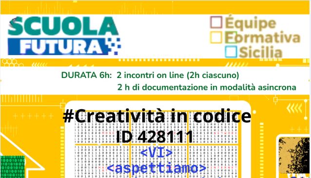 #Creatività in codice